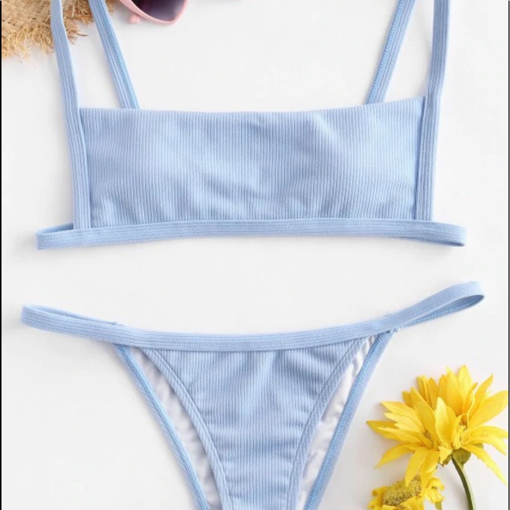 Ribbed Zaful Bikini